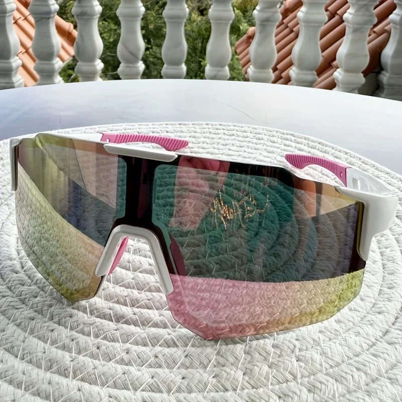 2 قطعة إطار كبير قطعة واحدة دراجة هوائية جبلية ركوب الدراجات النظارات الشمسية موضة الرياضة في الهواء الطلق تسلق حماية العين نظارات شمسية المد #1