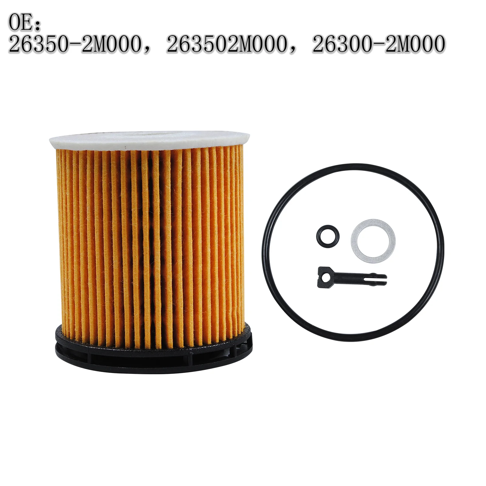 

Automotive Oil Filter Element, 26350-2M000 26300-2M000 New Langdong K3 Engine Protection, OE Quality Oil Filter Element