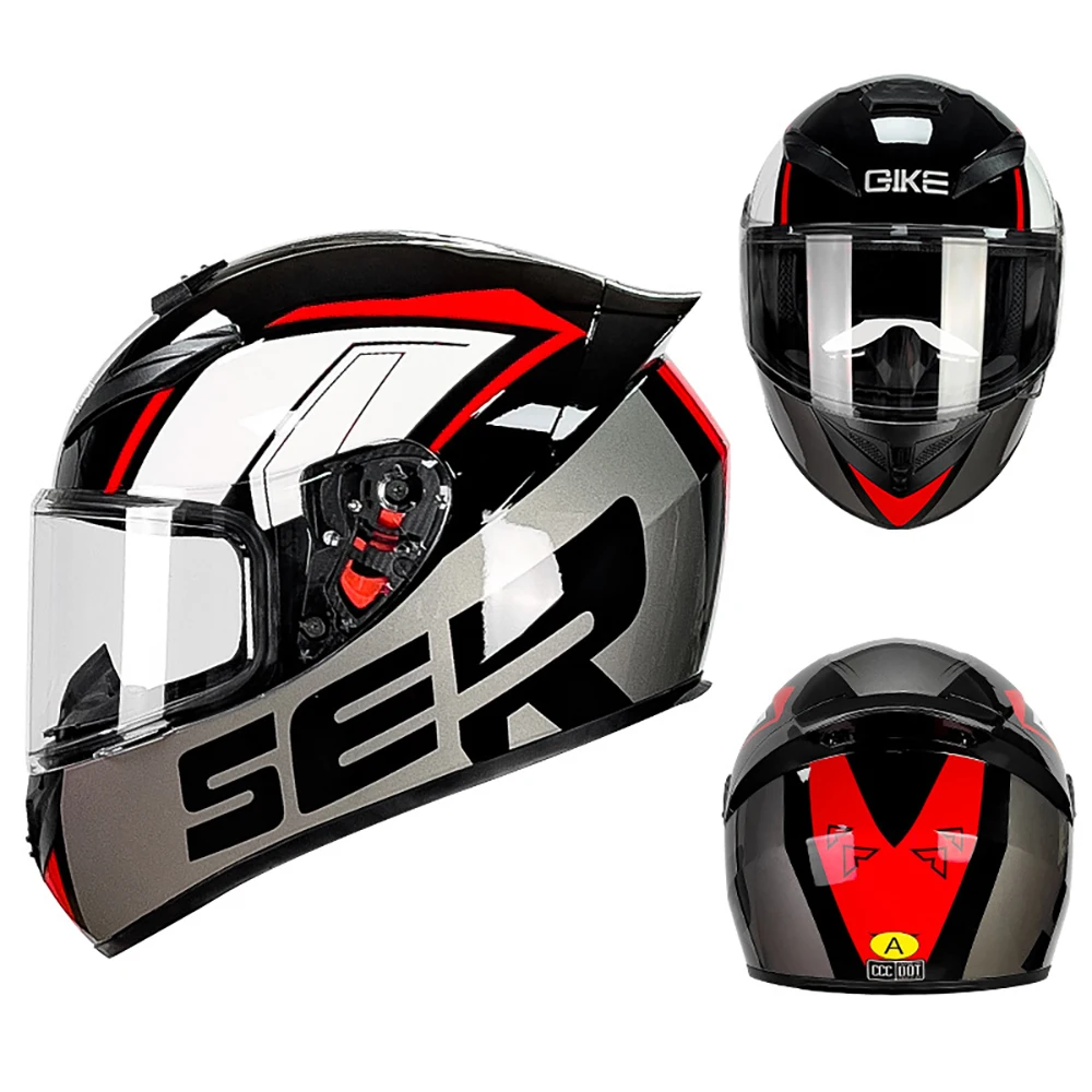

Helmets Motorcycle Casco Moto Full Face Helmet Wear-Resistant Breathable Anti-Fall Motocross Helmet Motorcycle Accessories