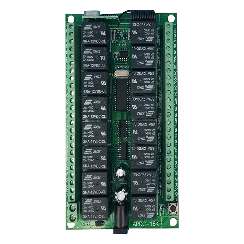 DC 12V 24V 16 Channels 16CH RF Wireless Remote Control Switch Remote Control System receiver transmitter 16CH Relay 315/433 MHz