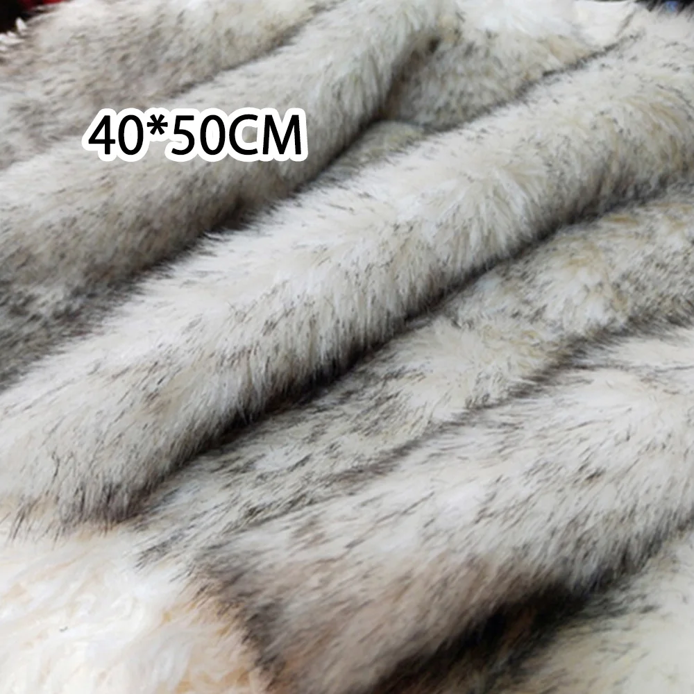 Long Fur Artificial Fox Fur Faux Fur Fabric Soft Plush Faux Fur Fabric Sewing Material Cloth Fur Diy Handmade Crafts decoration