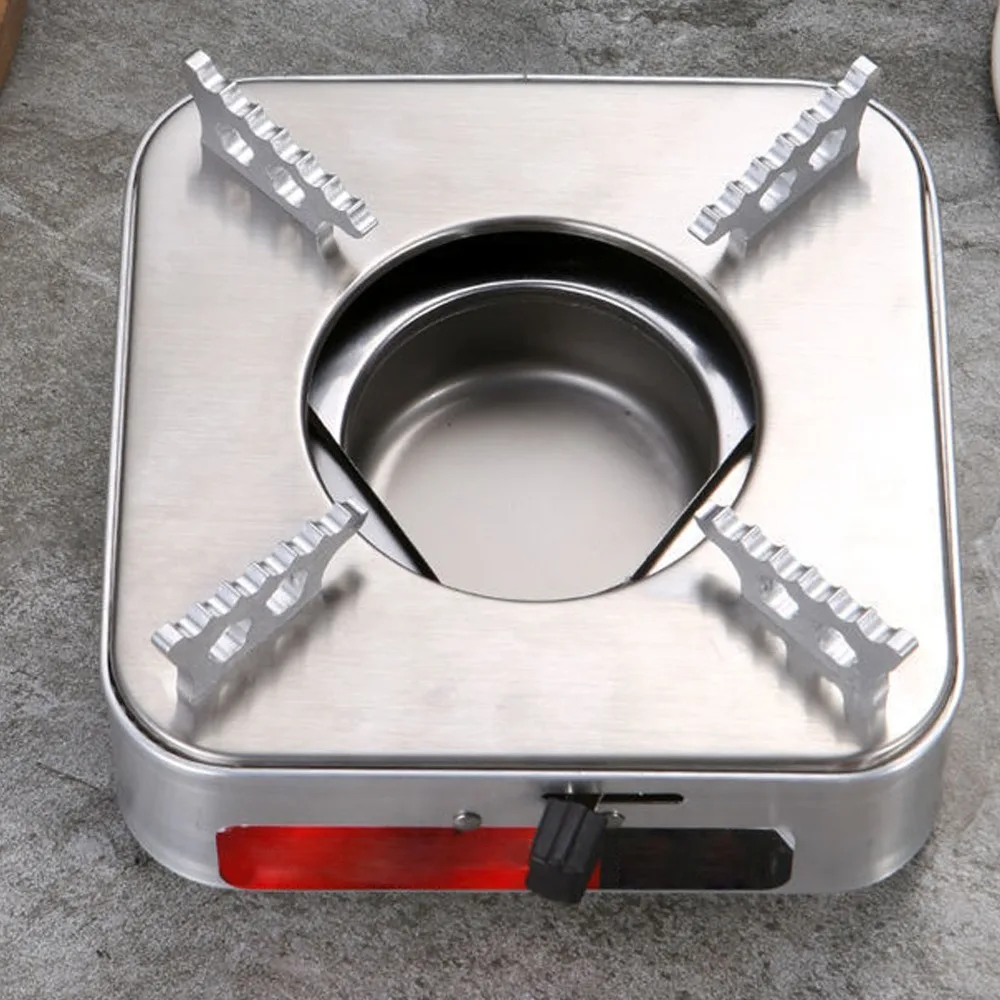 

Aluminium Alloy Camping Stove Adjustable Fire High Combustion Efficiency Portable Alcohol Stove Fast Heating Stove Picnic