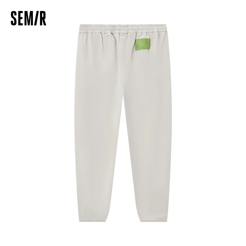 Semir Semir Casual Pants Women Design Sense Asymmetrical Daddy Pants 2023 Summer New Loose Sports Pants Trendy Sweet Cool