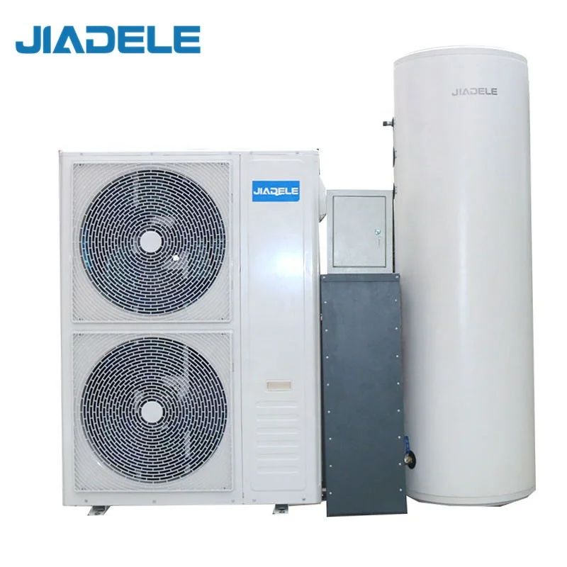 JIADELE New Energy Cold Climate Air Source Heatpump Heating and cooling KW Air to Water Heat Pump Water Heater