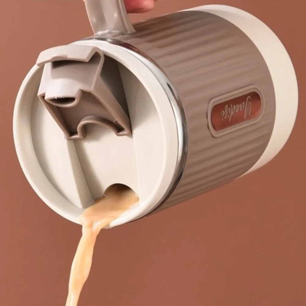 

Термостойкая чашка для воды из нержавеющей стали, большая емкость с ручкой, кофейная кружка, уплотнительная крышка, ложка, чашка для чая, использование для студентов