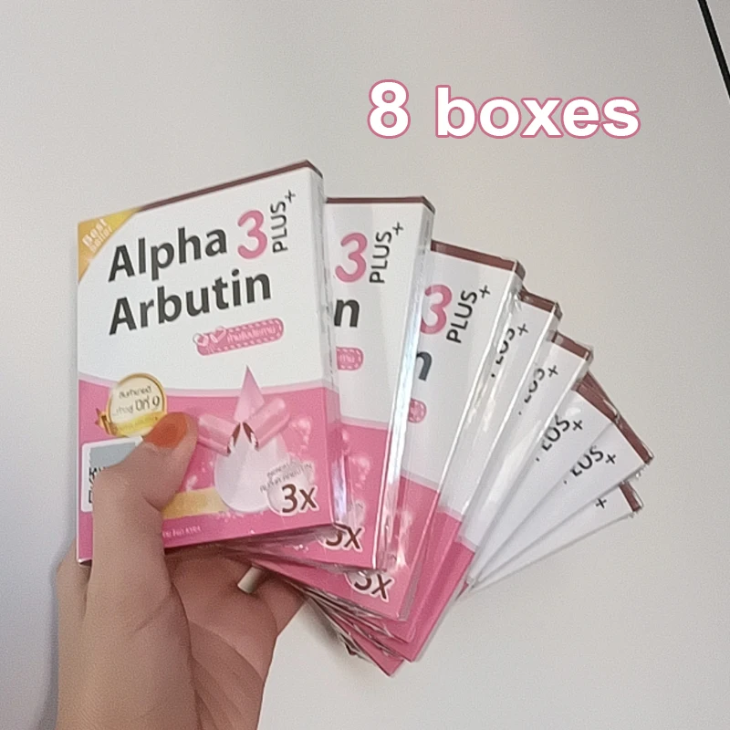 8X Alpha Arbutin 3 Plus Powder Mix With Lotion Skin Lightening Brighten Reduce Dark Skin Blemishes