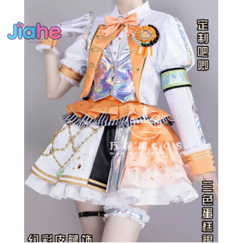 

Киритани Харука Ханасато Минори Момои Аири Косплей Костюм Хэллоуин Рождество PJSK Новая Девушка Милая Лолита Униформа Полный комплект
