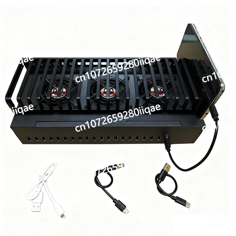 

20-Port Multi-Charger Hub Chassis Fast Charging Support for All Phone Power Accessories