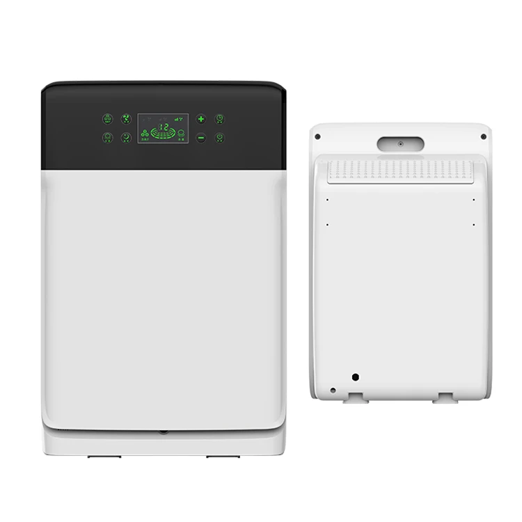

TVOC Smoke Dust Handler Fan HEPA Filter H13 Auto Mode Allergy Air Cleaner Purifier