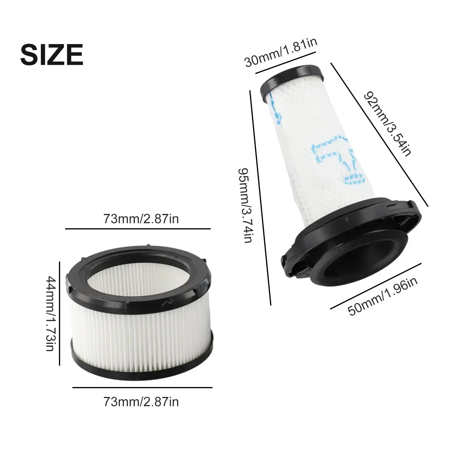 ZR009010 ZR009012 Washable Filter Kit For Electric Broom FLEX 9.60 RH2078WO RH1127WO RH1128WO RH1129WO