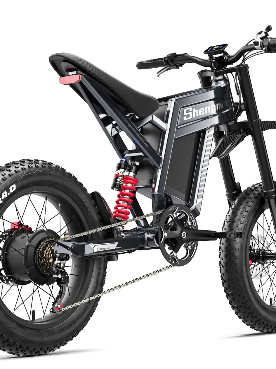 Shengmilo S900 elektrische fiets voor volwassenen, 60V30Ah accu, 1500W motor, mountainbike, off-road motorfiets, 20*4.0 inch dikke banden e-bike - afbeelding 2