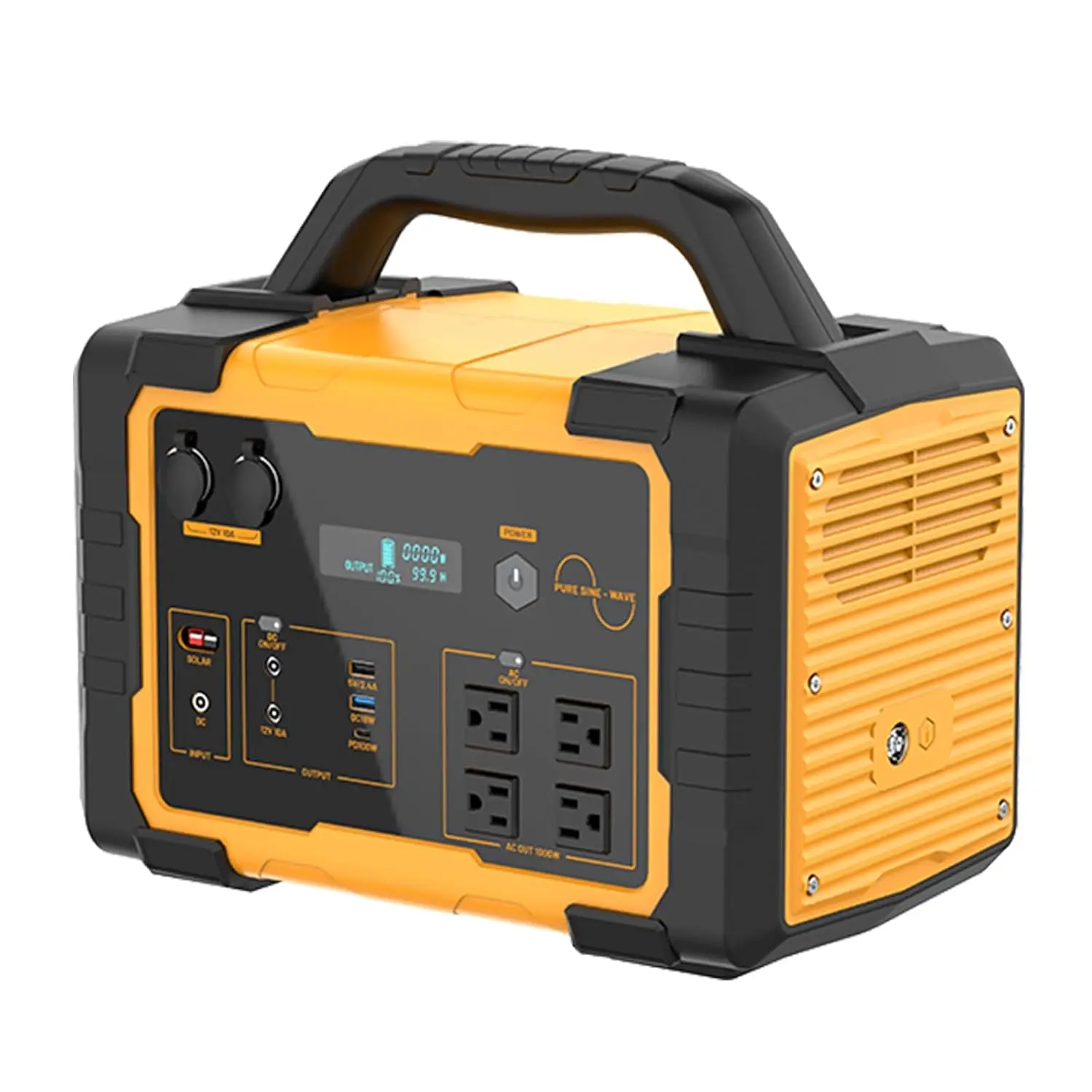 1000W Portable Power Station 1024Wh LiFePO4 Battery for Outdoor Camping Home Emergency Backup, Customized