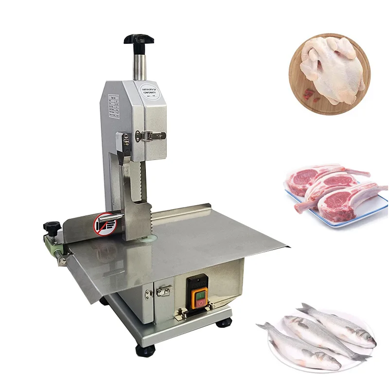 Bone sawing machine Bone cutting machine Frozen meat cutter Commercial cut Trotter/Ribs/Fish/Meat/Beef machine 110V/220V