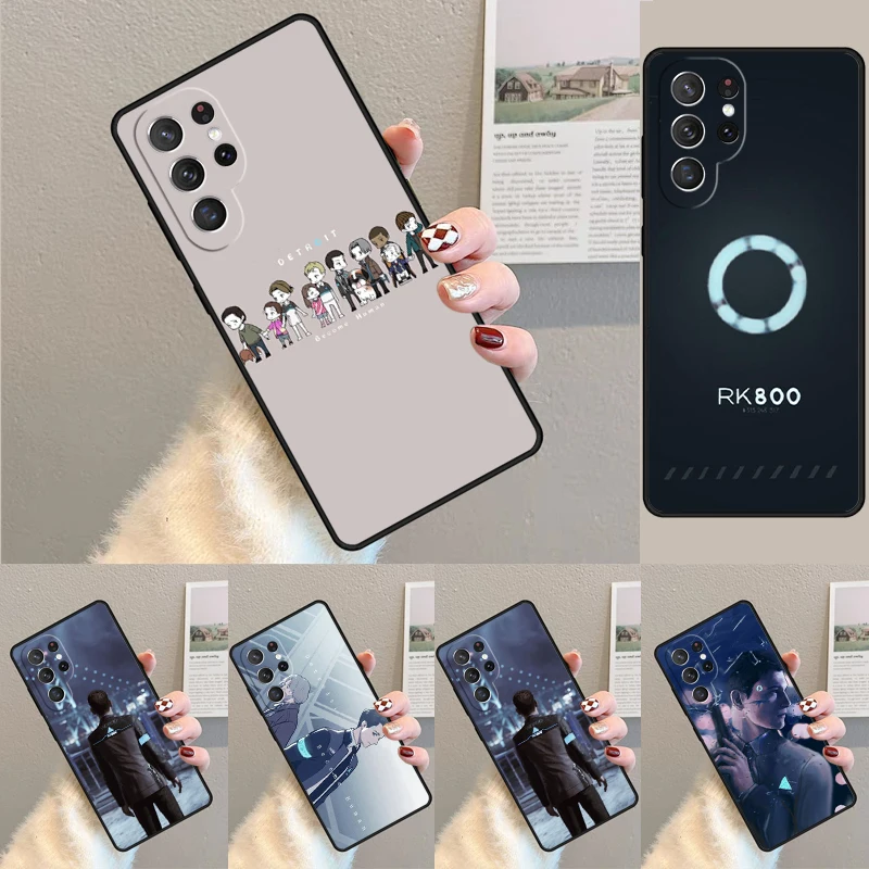 Cover For Samsung Galaxy S24 Ultra S21 S22 S8 S9 S10E Note 10 20 Plus FE S23 Detroit Become Human Phone case Coque