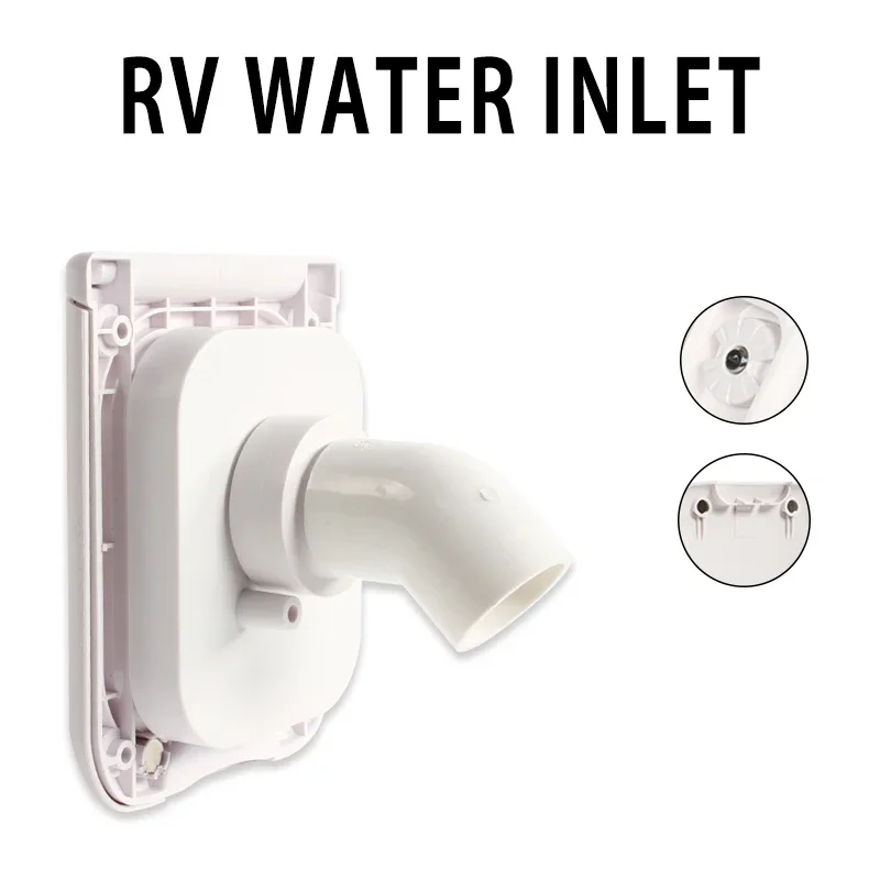 Leak-Proof Square Gravity Water Inlet Hatch – Lockable Outdoor RV & Caravan Camping Water Tank Port