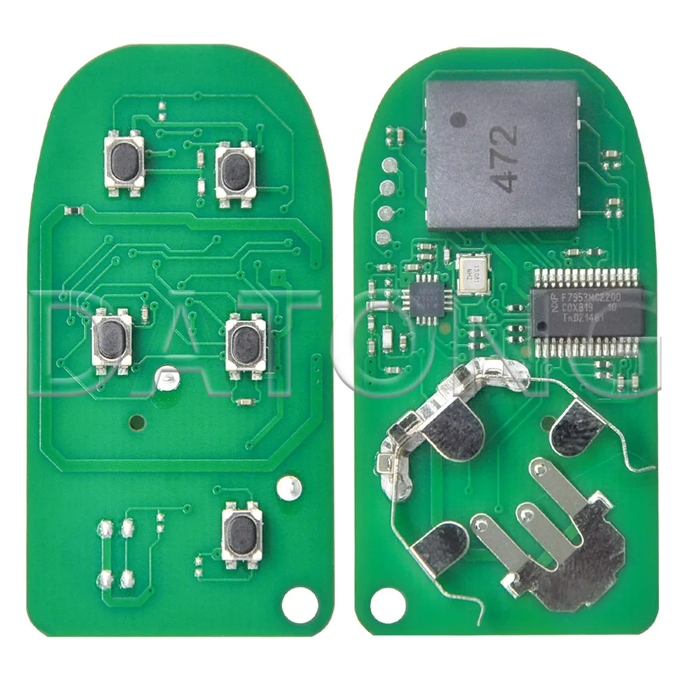 Datong World 4A GQ4-54T PCF7953M 433MHz Car Remote 6814158 For Jeep Cherokee 2014-2019 Dodge RAM Pickup 1500 2500 3500