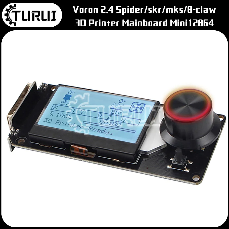 

Voron2.4 Spider/SKR/MKS/8-claw 3D системная плата принтера MINI12864 ЖК-экран