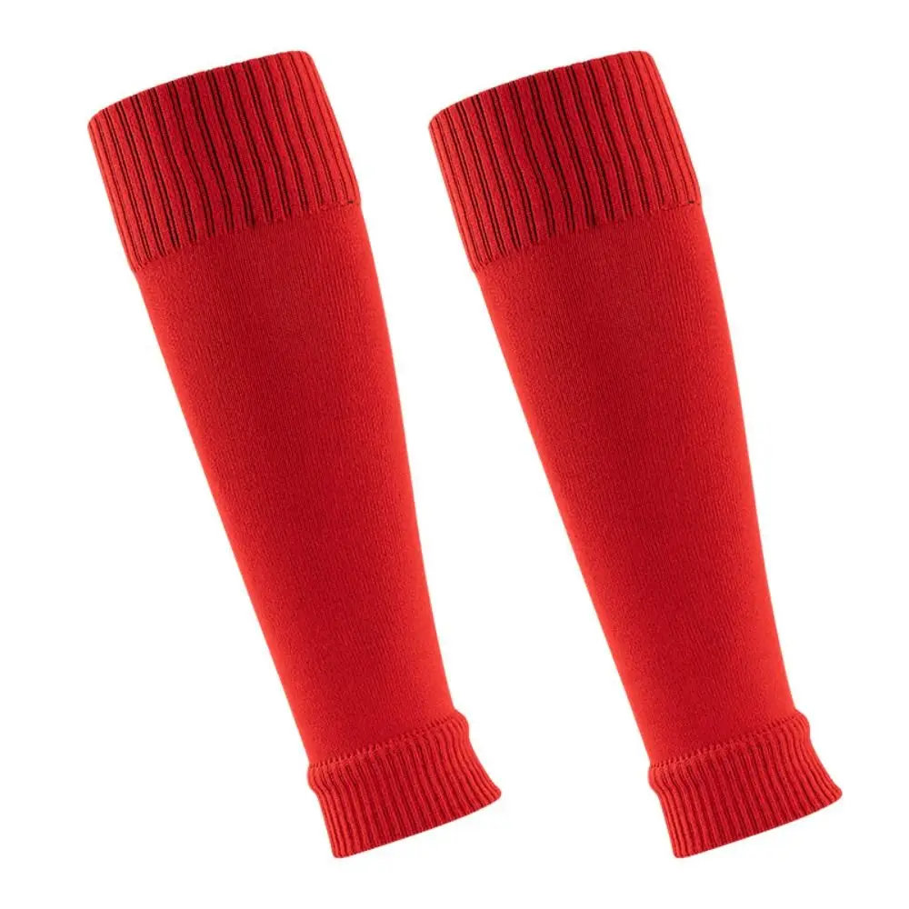 1 pair Cycling Breathable Sports Sock Sleeves Solid Color Elasticity Cycling Sock Soft Cotton Shin Guards Football Sport