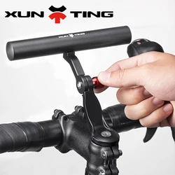 Xunting Aluminum Alloy Handlebar Extensions for Bicycle & Motorcycle, Bike Handlebar Extender with Double Mounting Clamp Bracket