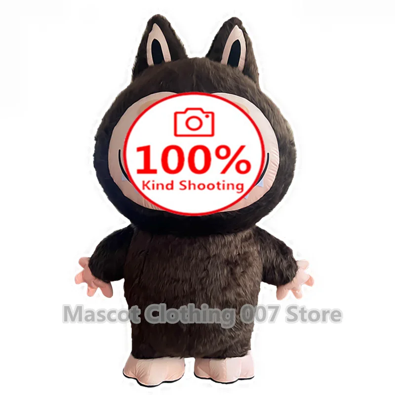 أرنب التميمة نفخ زي كرنفال النشاط أداء مجموعة عيد ميلاد الاحتفال لعب الأدوار قزم نفخ زي