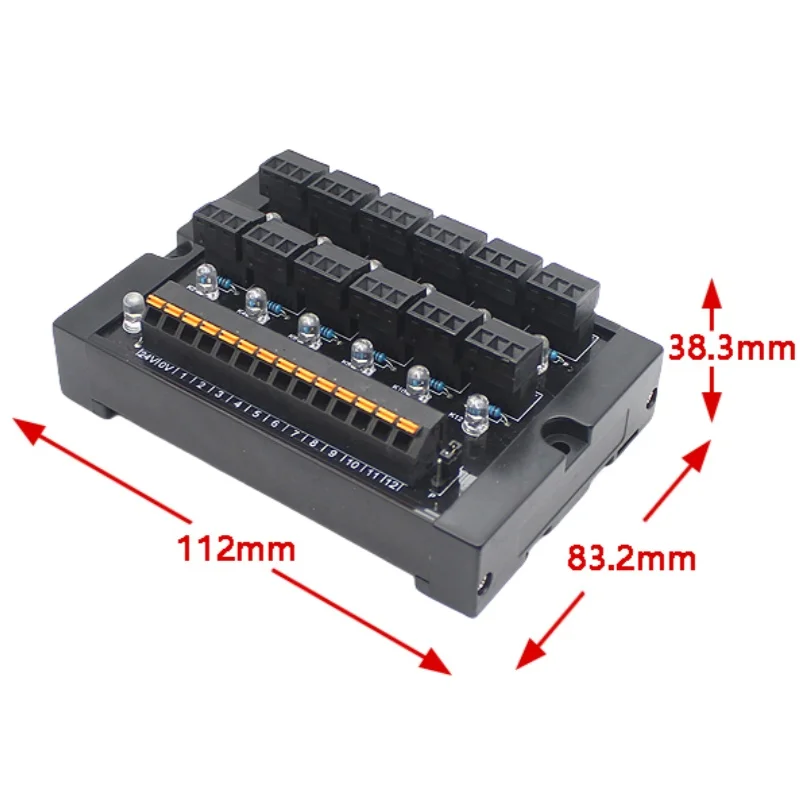 Cableado y conversión de E/S, bloque de terminales de Sensor, interruptor de inducción de Rama, consola de puesta en marcha, 8 y 12 insertos rectos