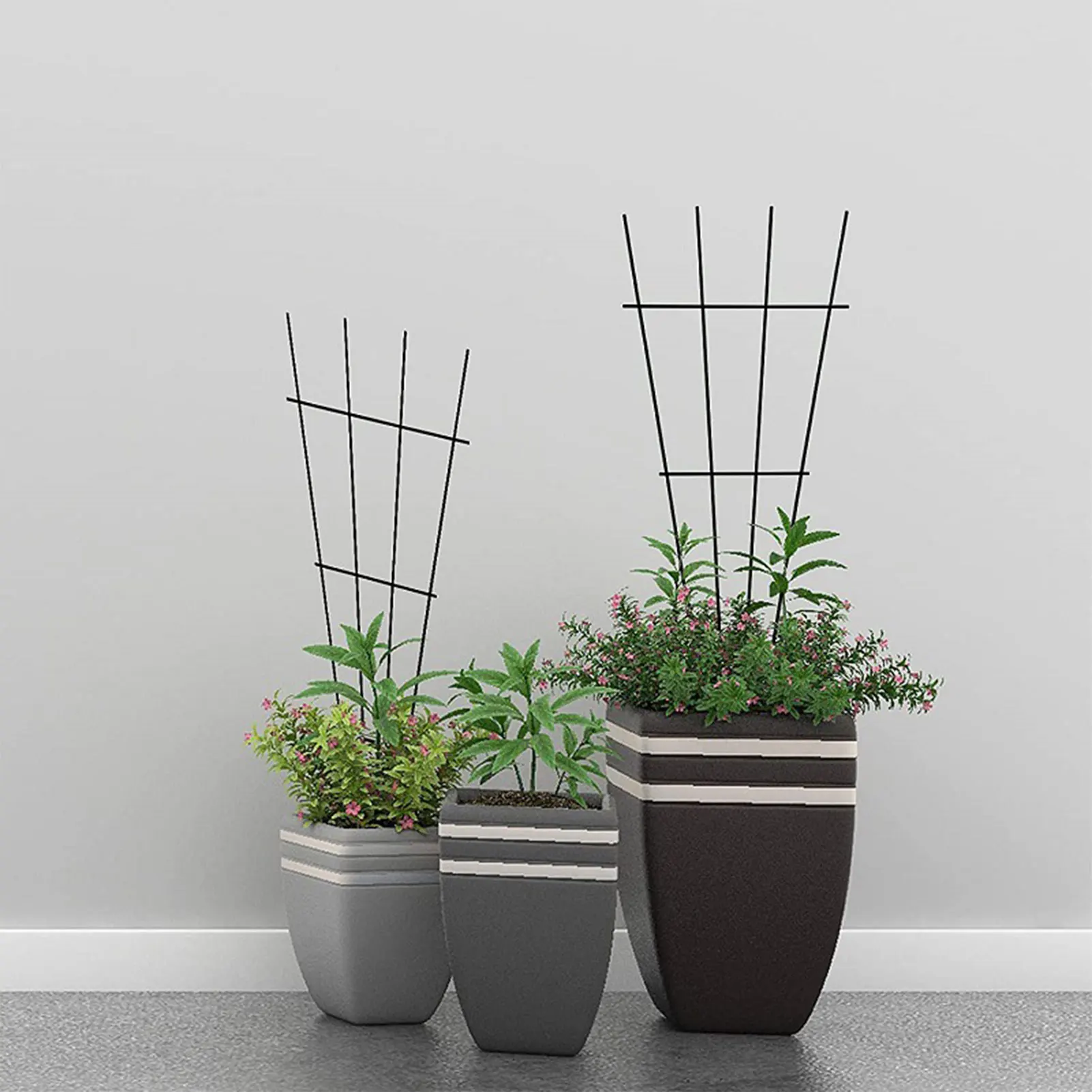 Support de plantes grimpantes multifonctionnel T1, support de pots de fleurs en métal, support de vigne pour la maison, accessoires de croissance