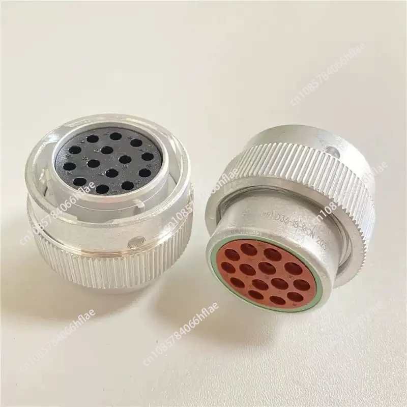 HD36-18-14SN  Automotive Waterproof Plug 14 Hole Metal Round Female End Sheath