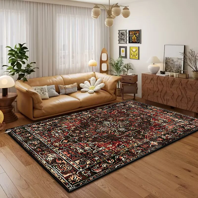 Bohemian Bedroom Room Soft Carpet Retro Persia Large Area Washable Living Room Rugs Printed Cloakroom Plush Mats Ковер Tapis 러그