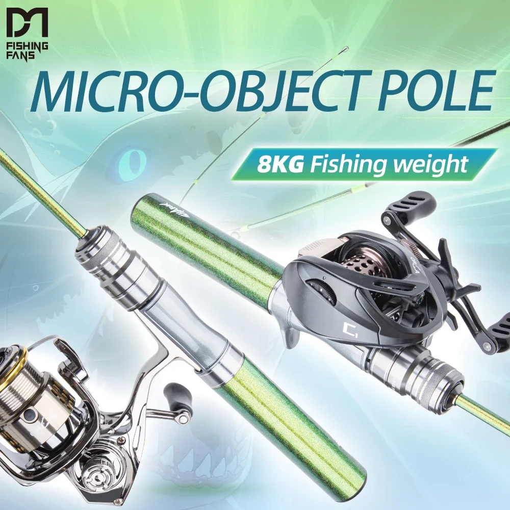 

FISHINGFANS UL Carbon Fiber Fishing Ultralight Lure Trout Pole Spinning Casting Ultralight fishing rod