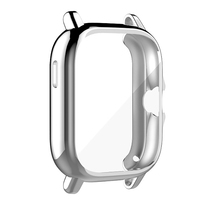 Fashion Protective Cover for Amazfit GTS 2 TPU Case for Huami Amazfit GTS 2E Smartwatch Protector A1968 Full Coverage Black