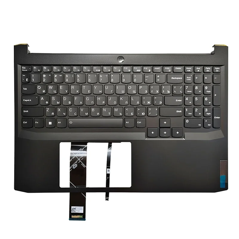 Imagem -06 - Caixa Superior para Lenovo Ideapad Gaming 315ihu6 3-15ach6 Eua Reino Unido Espanhol Teclado Russo Palmrest Novo Ap39j000900