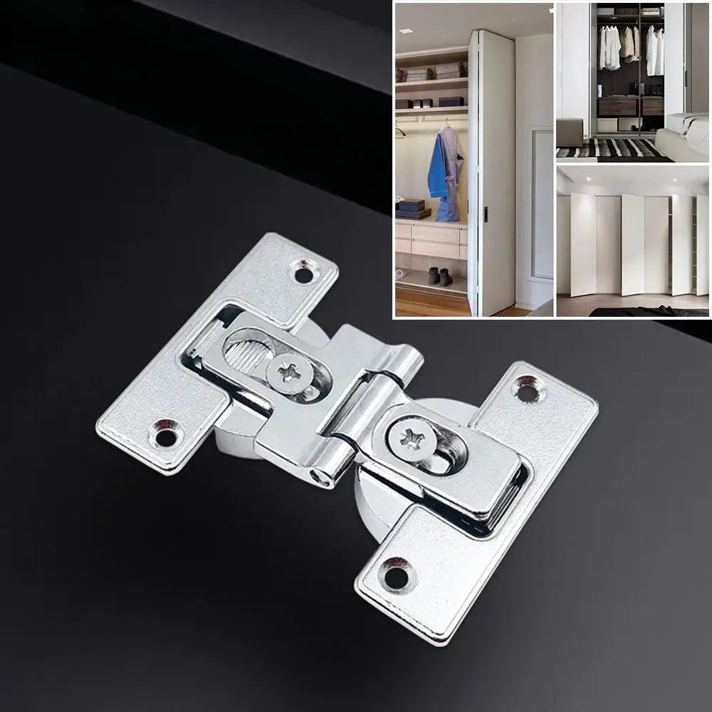 1Pcs 180 Degrees Folding Table Hinges Zinc Alloy Self-Supporting Folding Table Hinges Home Flap Tables Furniture Oval Hardware