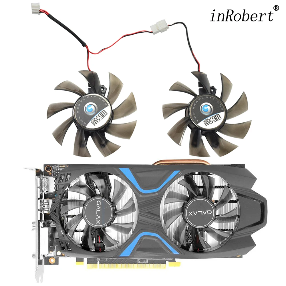 75mm T129215SU GA8202H GTX1060 GTX1050Ti Video Card Fan For Galax GeForce GTX 1060 1050 Ti OC Graphics Card Replacement Fan