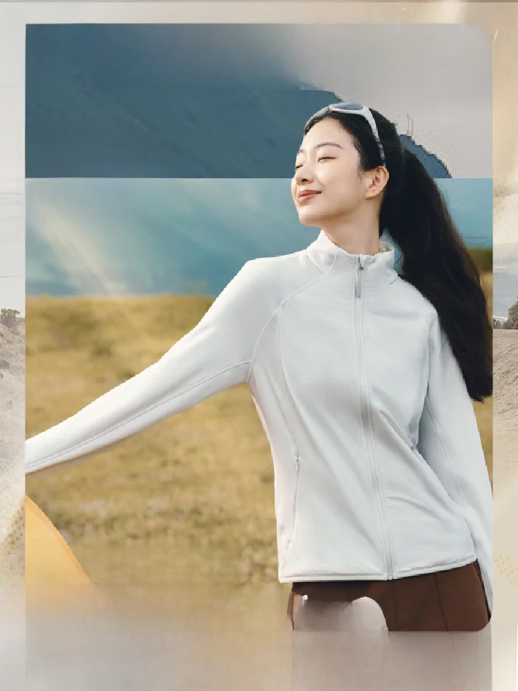 

Banana Le Women's Fce Jaet Windproof Outdoor Wear Slim Fit Autumn New Sle Polyester Fiber Warm Coat for Hiking