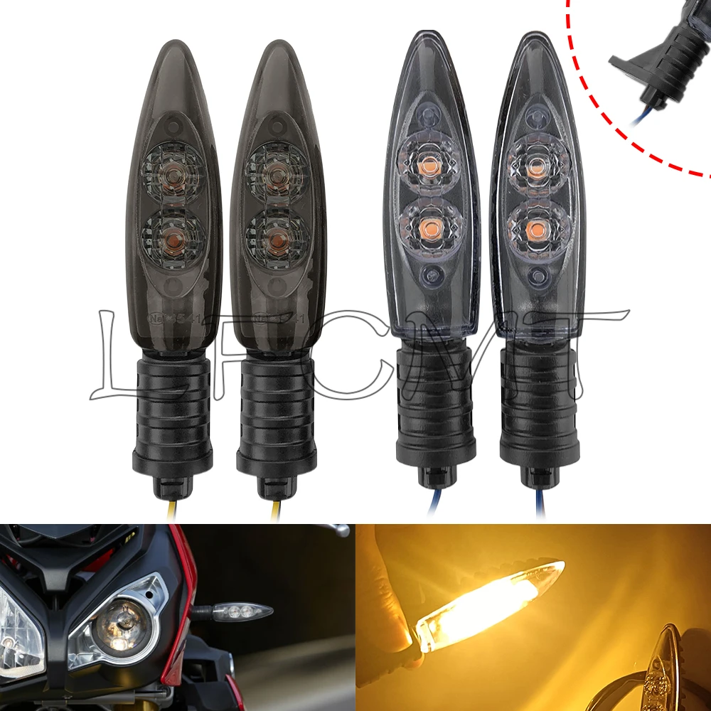 

1 Pair Motorcycle Front LED Blinker Turn Signals Indicator Lights Fit for BMW HP2 SPORT S1000XR R1200GS R1200R R1200RS F800GS