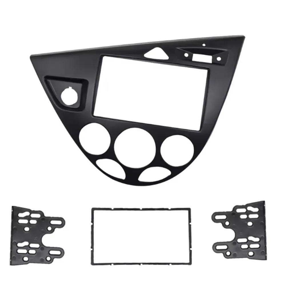 Car Accessories Radio Panel Frame Car Audio Installation Hassle-Free Installation Matte Black Robust Mounting Structure