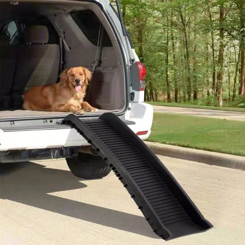 

Pet Folding Ladder Dog Ramp Car Stairs Climbing Safety Ramps Plastic Non-slip Cat Pet Steps Ladder High Beds SUV Trucks Large