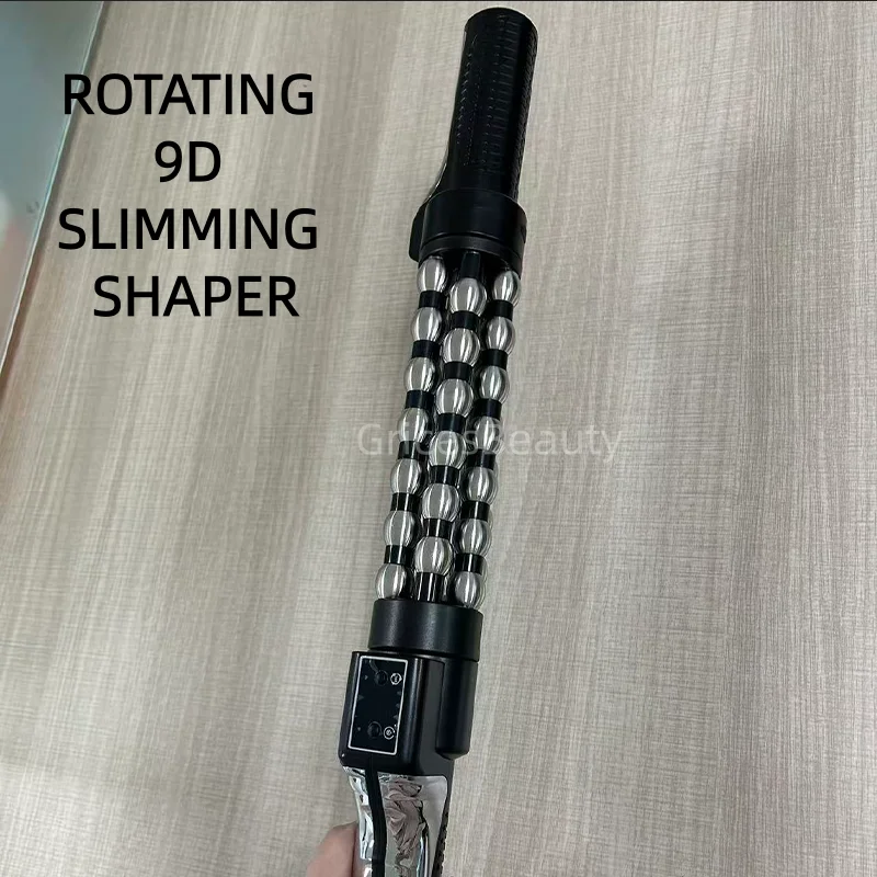 9D Rotating Massage Device 360° Body Slimming Pain Relief Machine Hot Muscle Massager Red Light Rolling Equipment Home Use