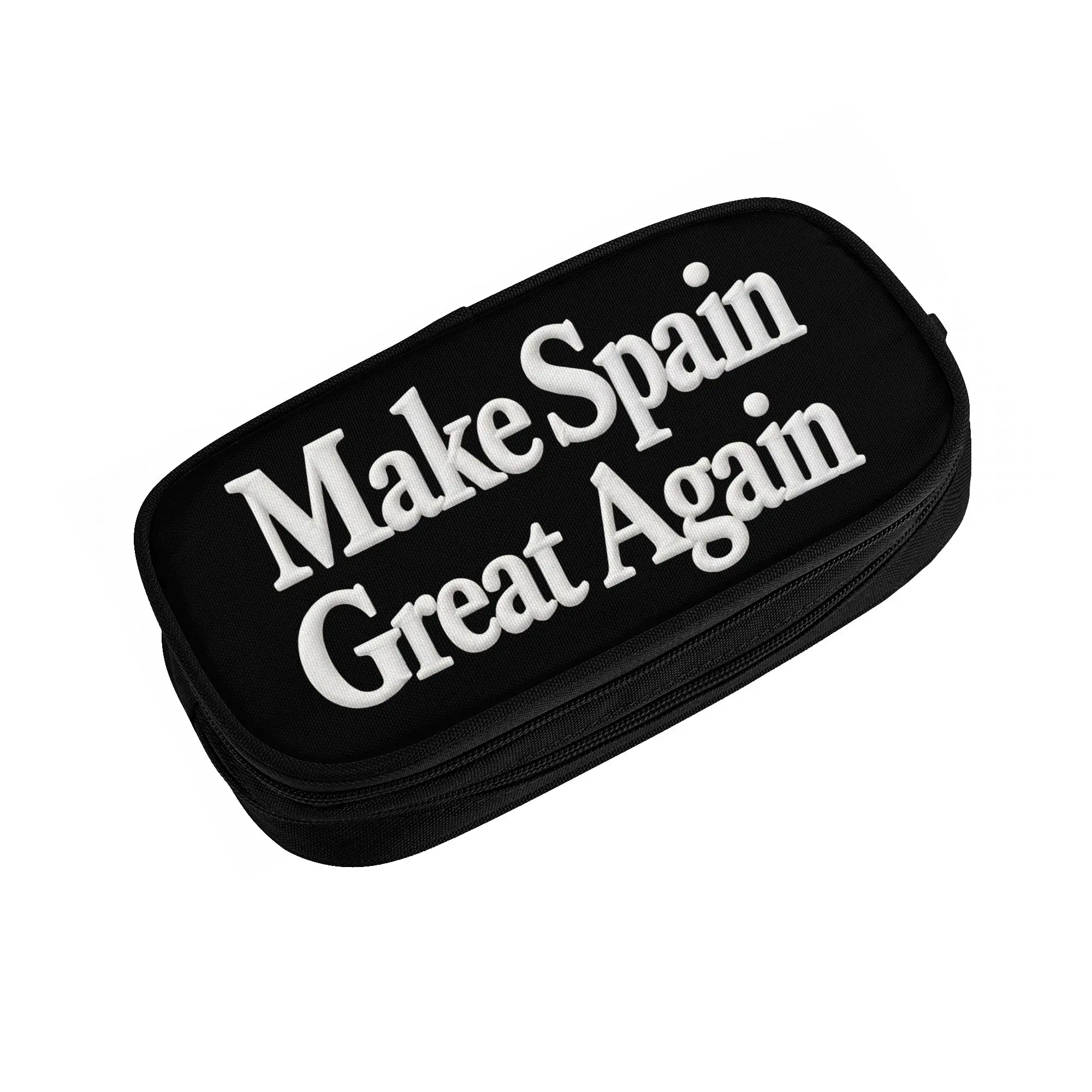 Make Spain Great Again Pencil Cases Fashion   Pen Bag Student Large Storage Students School Zipper Pencilcases