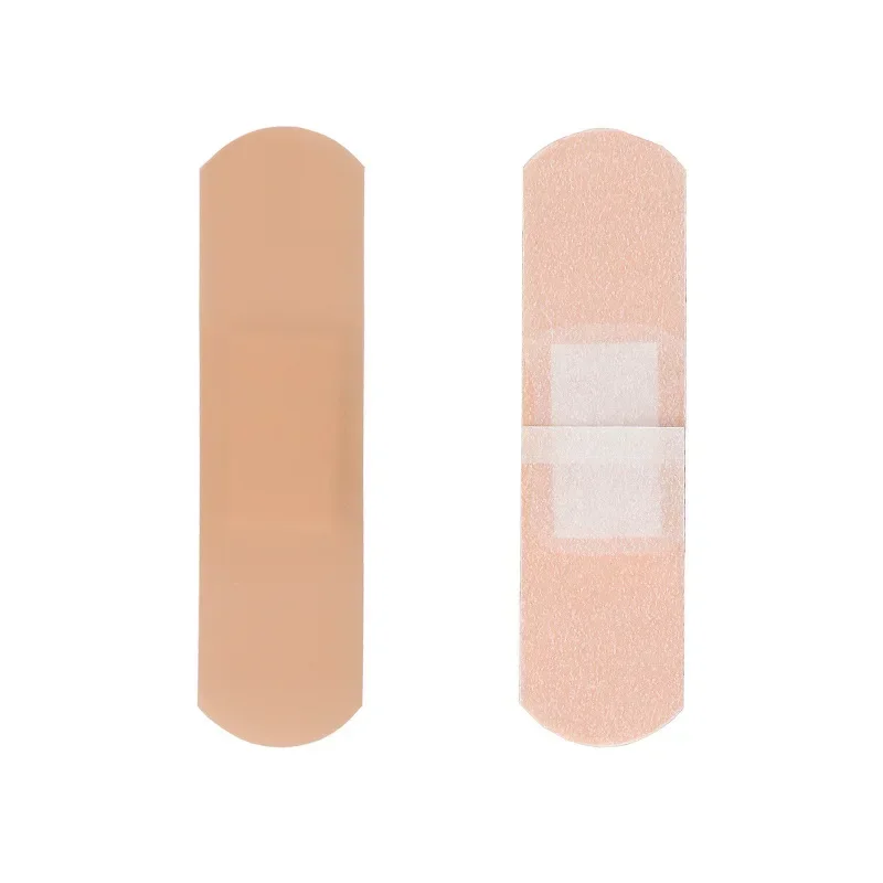 100Pcs Waterproof Breathable Cushion Adhesive Plaster Wound Hemostasis Sticker Band First Aid  Medical Gauze image 6