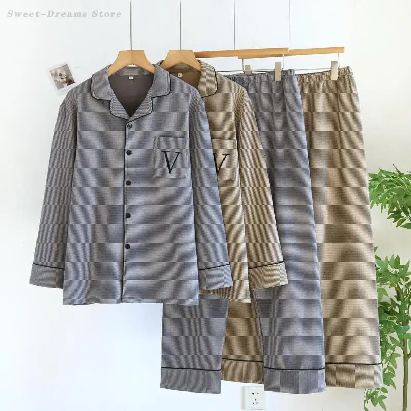 

Couple Pajamas Set Homewear Autumn Winter Velvet Sleepwear Long Sleeve Trouser Pijamas Suit Loose Casual Nightwear Loungewear