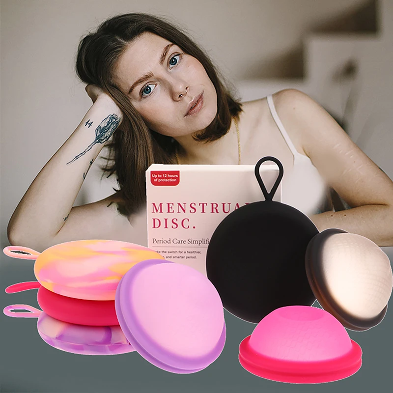 Silicone Menstrual Cup Menstrual Disc Feminine Hygiene Women Health Care Period Menstrual Collector Extra-Thin Sterilizing