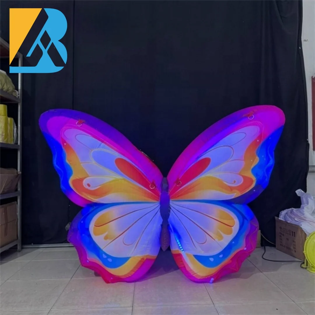 Customized Butterfly Party Large Airblown Butterfly Design for Event Decor Toy