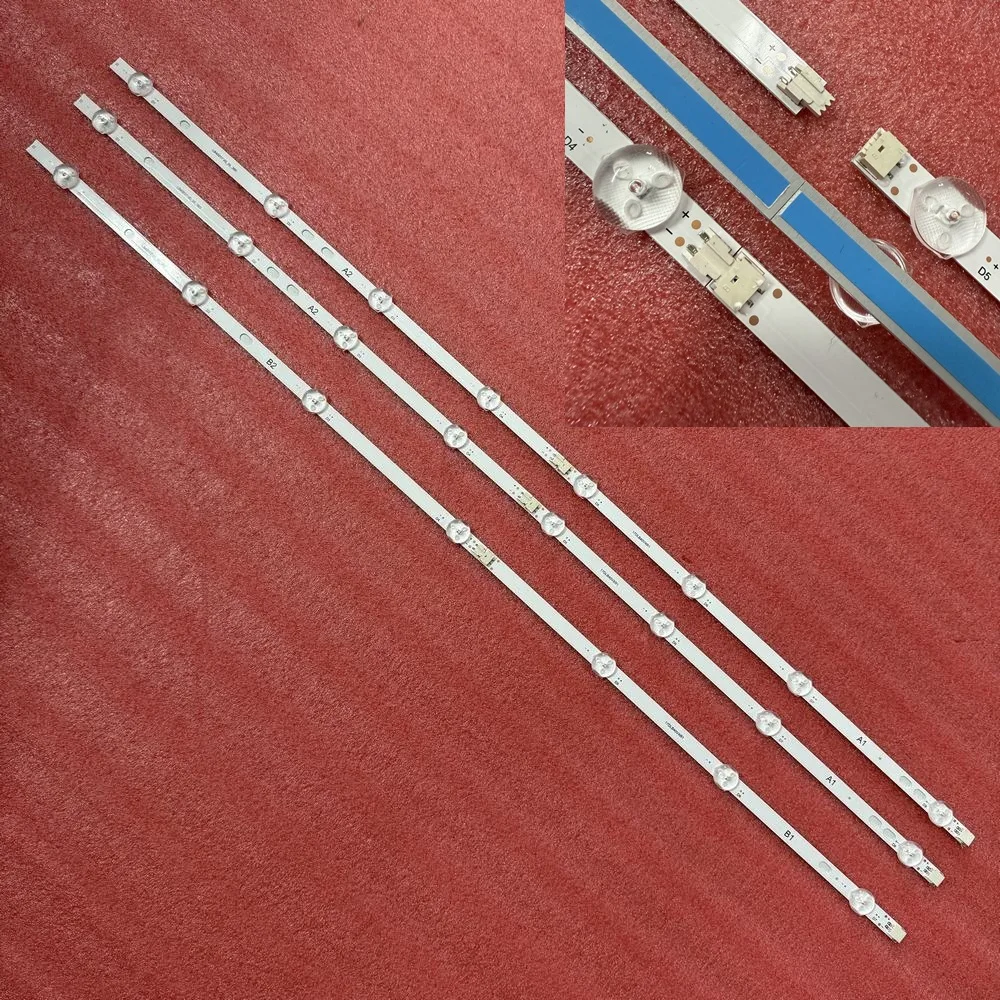 

Светодиодная лента подсветки для Telefunken 40FB5000 D40F287FNW4 D40F280R3CW D40F287M3CW VES400UNDS-2D-N11 VES400UNDS-2D-N12