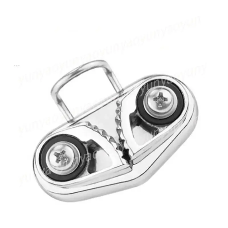

Marine Cam Cleat 316 Stainless Steel Fairlead Leading Ring Anchor Rope Cleats Sailing Cleat for 3 to 12mm Rope Sailing Cleat