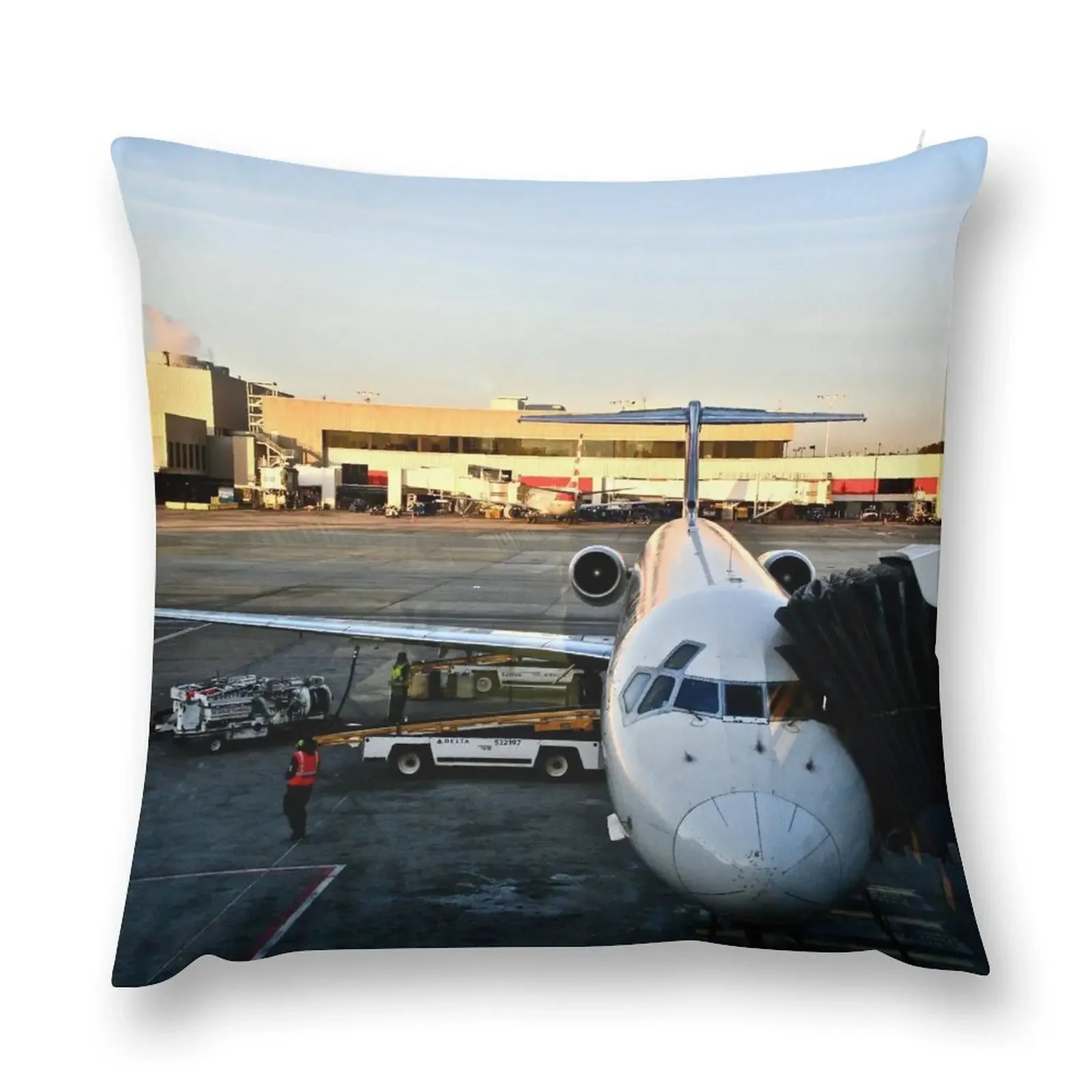 McDonnell Douglas MD-80 - Gate Action Throw Pillow anime girl Christmas Pillow Covers Decorative pillowcase pillow