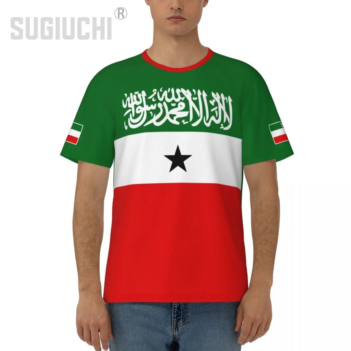 Unisex Nation T-shirt Somaliland Flag T-shirts jersey For Men Women Soccer Football Fans Gifts Custom clothes tee