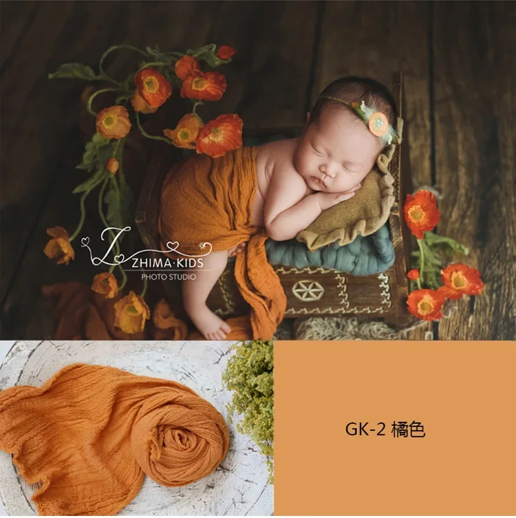 40*180cm Stretch Wraps Newborn Photography Props Accessories Baby Boy Girl Soft Elastic WrapsBlanket Multi-Colors Swaddlings