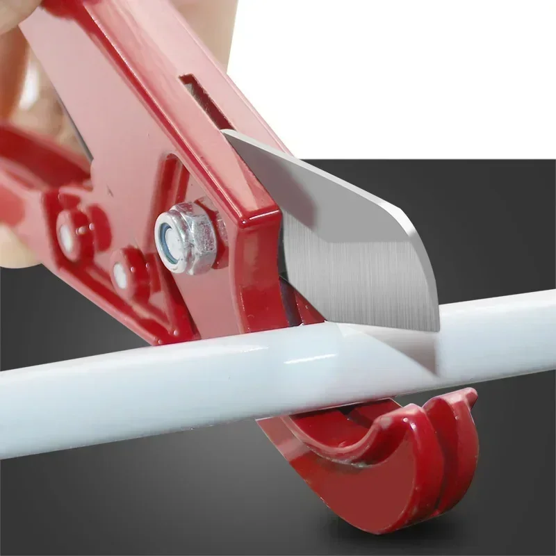 PVC CPVC PEX 1-1/4inch 32mm Cutting Hand Tools Pipe Cutter Ratchet Cuts Plastic Tube Pipe Shear Scissors PU/PP/PE/PPR Hose