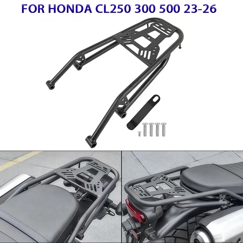 

Motorcycle Accessories For HONDA CL250 300 500 CL250 CL300 CL500 SCL500 23-26 Rear Luggage Cargo Rack Carrier Mount Backrest